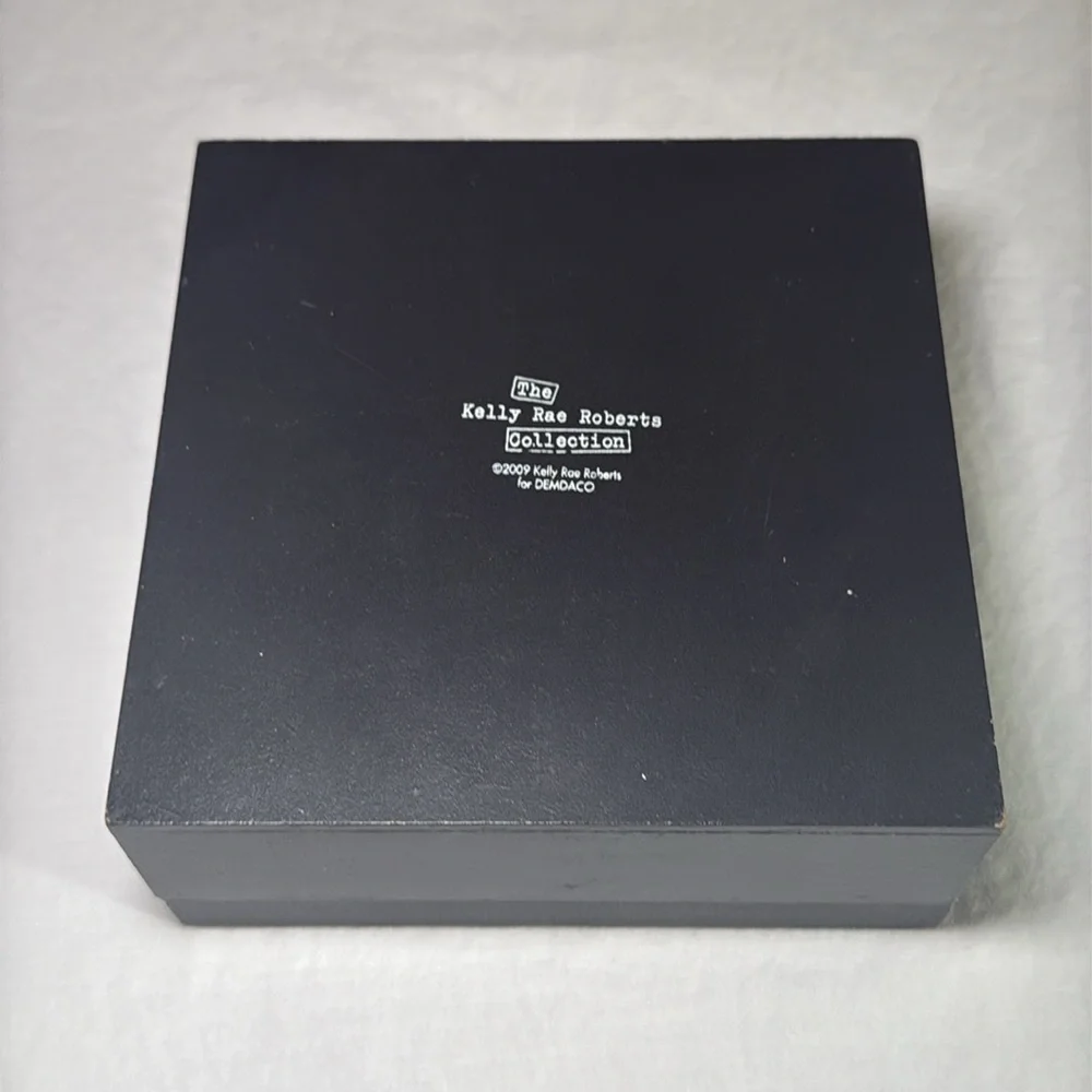 Demdaco Kelly Rae Roberts Love Square Keepsake Box Home Decor 5x5 EUC - Picture 2 of 8